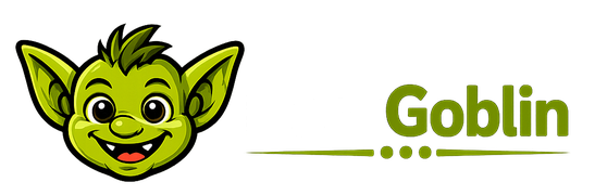 HostGoblin — a cheerful green goblin beside the wordmark